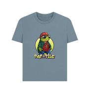 Stone Blue Printed T-shirt