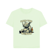 Pastel Green Printed T-shirt