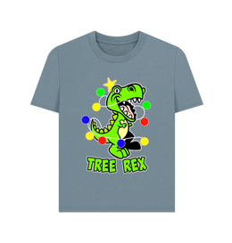 Stone Blue Tree Rex Women's T-shirt