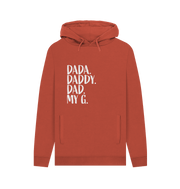 Rust Dad My G Men's Hoodie