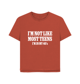 Rust Printed T-shirt