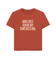 Rust Bra Off Women's Relaxed Fit T-shirt