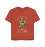 Rust Little Ray Women's Relaxed Fit T-shirt