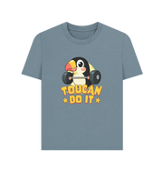 Stone Blue Printed T-shirt