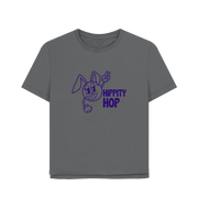Slate Grey Hippety Hop Women's Relaxed Fit T-shirt