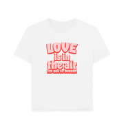 White Love Women's Relaxed Fit T-shirt
