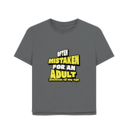 Slate Grey Printed T-shirt