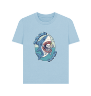 Milky Blue Printed T-shirt