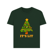 Evergreen It's Lit Women's Christmas T-shirt