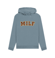Stone Blue Milf Women's Hoodie
