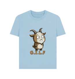 Milky Blue Printed T-shirt