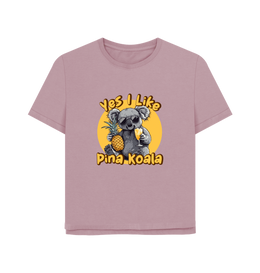 Mauve Printed T-shirt