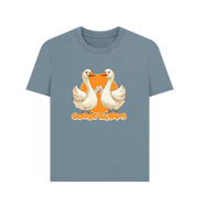 Stone Blue Printed T-shirt