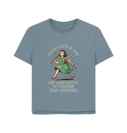 Stone Blue Little Ray Women's Relaxed Fit T-shirt