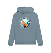 Stone Blue Mother Clucker Women's Hoodie
