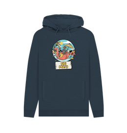 Navy Tiki Party Men's Hoodie