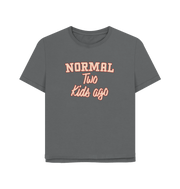 Slate Grey Normal Two Women's Relaxed Fit T-shirt