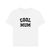 White Cool Mum Women's Relaxed Fit T-shirt