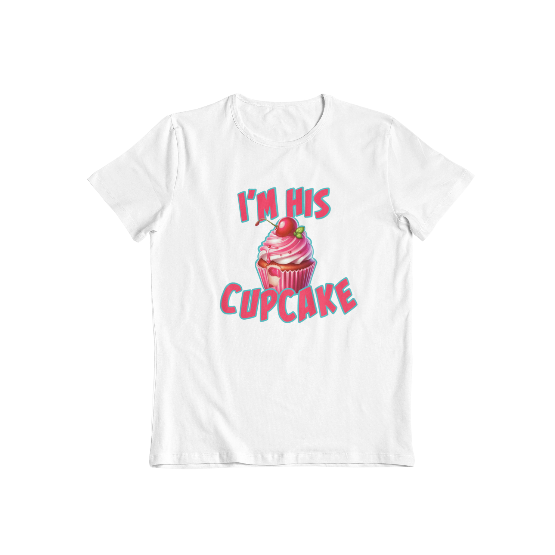 This graphic matching Cupcake T-shirt is perfect for any sweet couple. Made with high-quality materials, it will match perfectly with our Stud Muffin T-shirt for a coordinated look. Show off your love in style with this adorable and comfortable shirt!