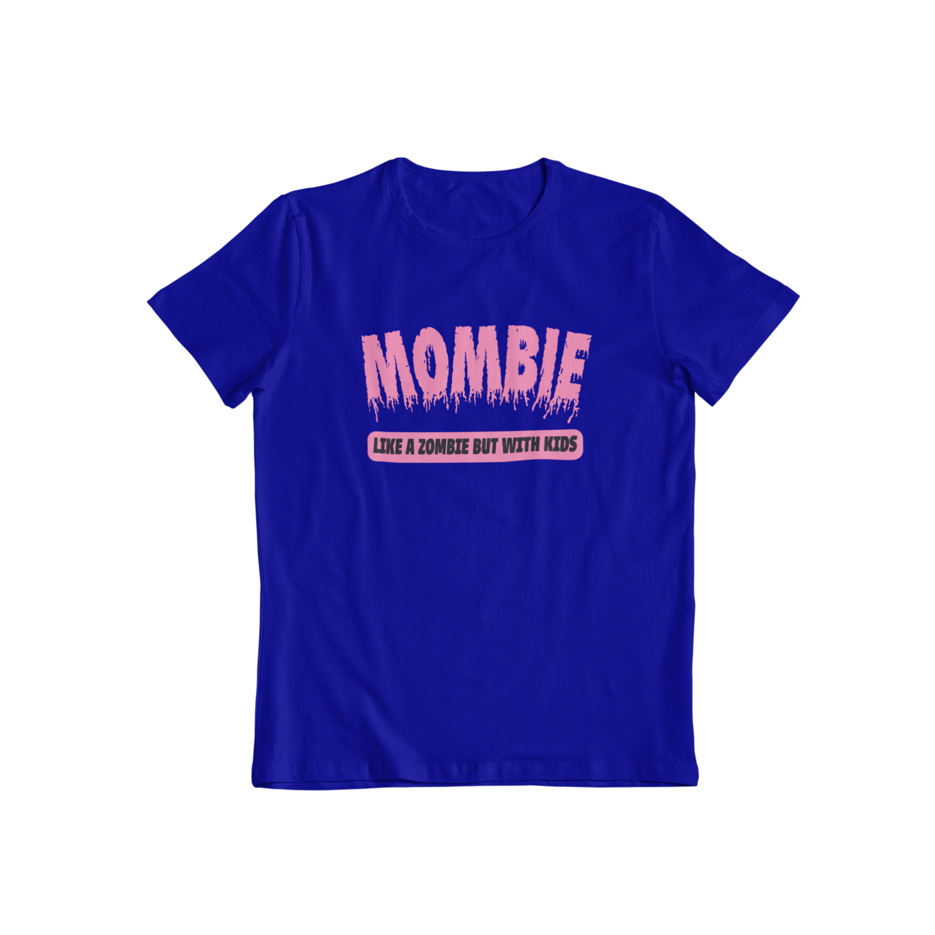 Embrace your inner mombie with this classic slogan t-shirt. Perfect for moms who feel like zombies with their kids, but in a good way. Show off your sense of humor and love for your little ones with this quirky tee.