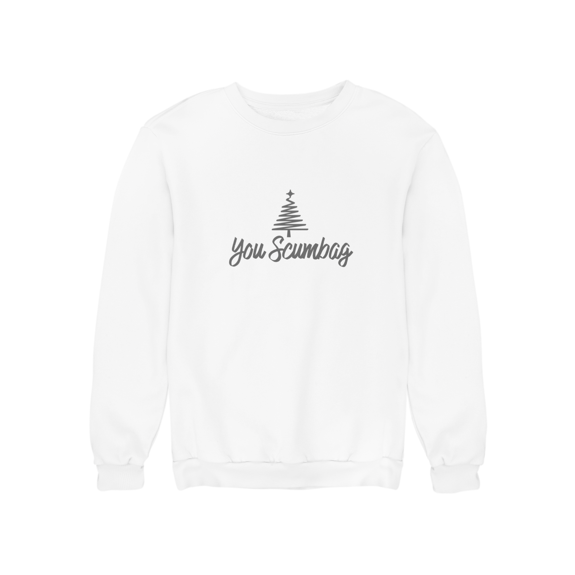 Introducing the You Scumbag Jumper - the perfect addition to your holiday wardrobe! Made with a cozy and festive material, this Christmas jumper features the iconic lyrics from the beloved song "Fairytale of New York". Spread holiday cheer while staying warm and stylish with this must-have jumper.
