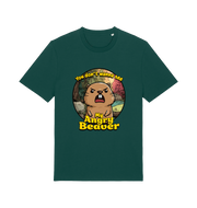  Green Animal T-shirt with the graphic of a beaver