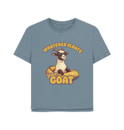Stone Blue Floats Your Goat Women's Relaxed Fit T-shirt
