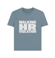 Stone Blue Printed T-shirt