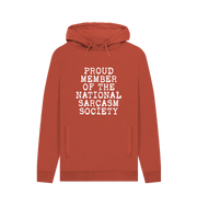 Rust Proud Member Men's Hoodie