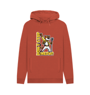 Rust Don't Stop Meow Men's Hoodie