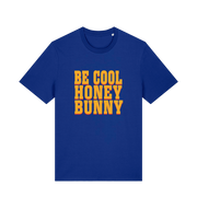 Blue slogan t-shirt inspired by the cult classic film pulp fiction