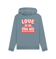 Stone Blue Love Women's Hoodie