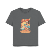 Slate Grey Stressed Women's Relaxed Fit T-shirt