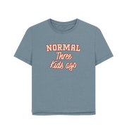 Stone Blue Normal Three Women's Relaxed Fit T-shirt