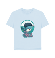 Sky Blue Printed T-shirt