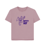Mauve Hippety Hop Women's Relaxed Fit T-shirt