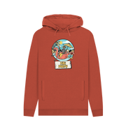 Rust Tiki Party Men's Hoodie
