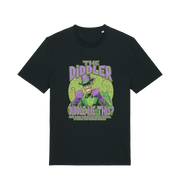 black funny offensive t-shirt with the  graphic mashup of Sean Diddy Combs reimagined as The Riddler