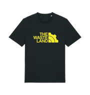 black gaming t-shirt with the slogan 'the wasteland'