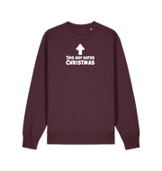 red brown xmas sweater with the slogan 'this guy hates christmas'