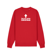 red xmas sweater with the slogan 'this guy hates christmas'