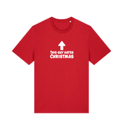 red christmas t-shirt with the slogan 'this guy hates christmas'
