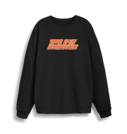 back christmas sweater with the slogan 'yippee ki-yay motherfucker'