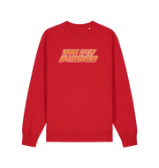 red christmas sweater with the slogan 'yippee ki-yay motherfucker