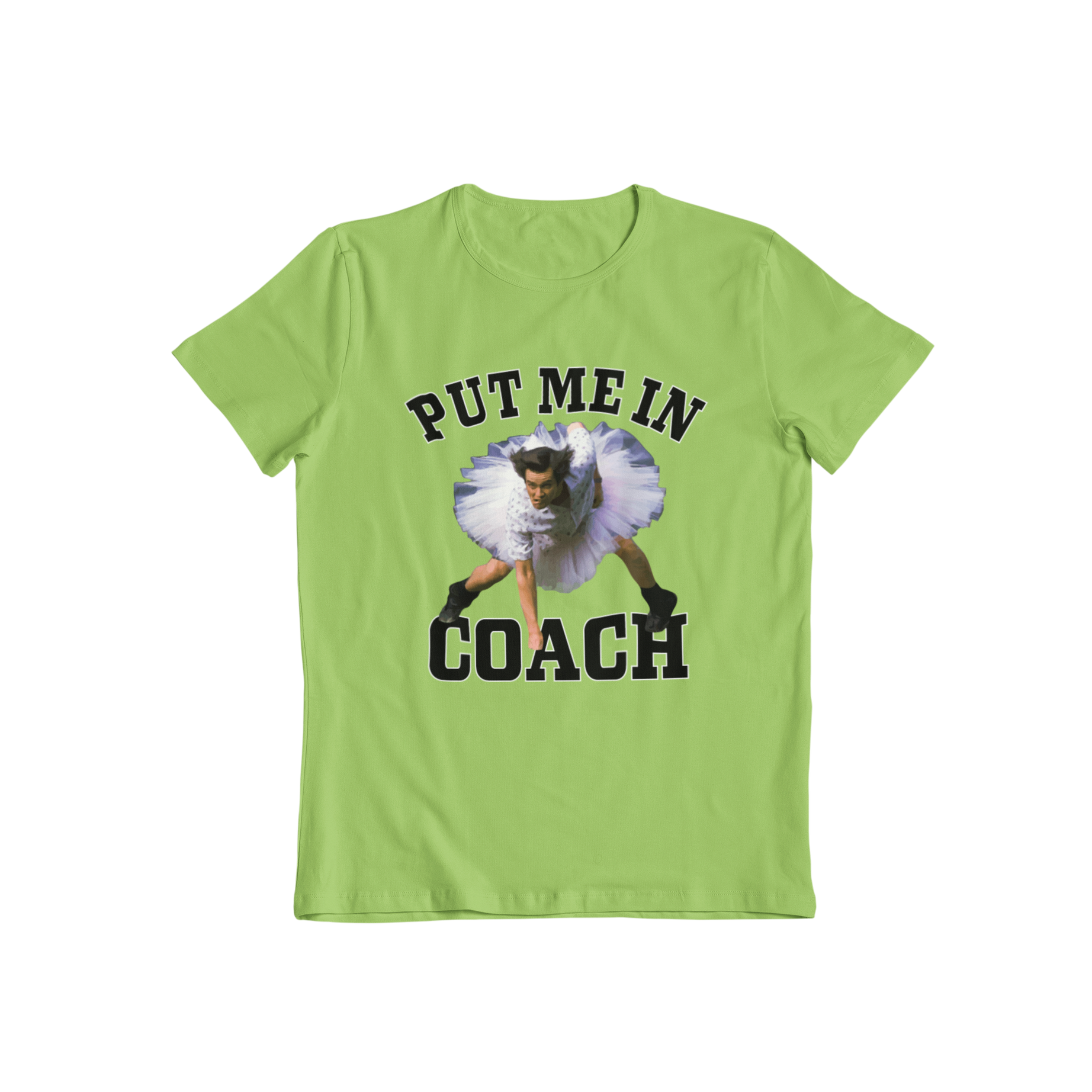 Get ready to show off your love for comedy classics with Teevolution's Ace Ventura Alrighty, Put me in coach Tee! Our movie inspired t-shirts are the perfect way to express your fandom and add a little humor to your wardrobe