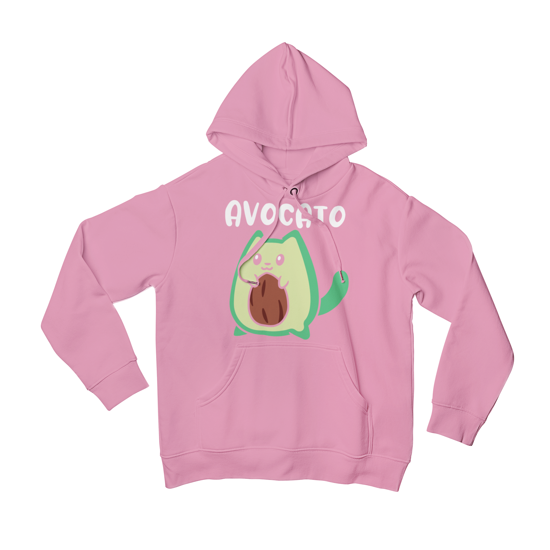 Looking for a fun and unique way to show off your love for cats and avocados? Check out Teevolution's graphic hoodie, featuring a playful print of an avocado mashed with a cat and the phrase "avacato". Stay warm and stylish with this fun and cozy hoodie!