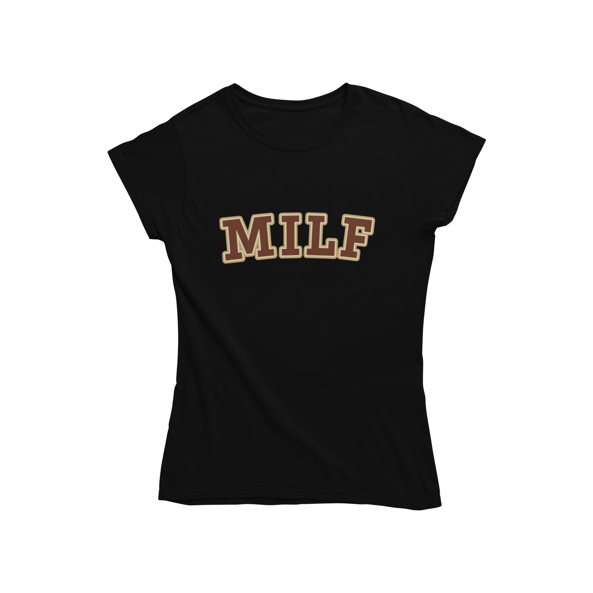 Looking for a fun, stylish t-shirt that shows off your inner MILF? Look no further than Teevolution! Our women's fitted t-shirts with "MILF" in contrasting colors are sure to turn heads and help you unleash your inner confidence. Shop now and feel like a confident, sexy mum!