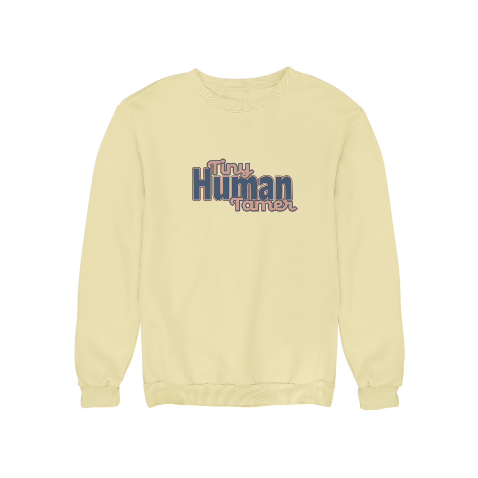 Looking for a unique sweatshirt for the tamer of tiny humans in your life? Check out Teevolution's "Tiny Human Tamer" sweatshirt! It's perfect for parents, nannies, and anyone who works with kids. Get yours today and show off your taming skills!